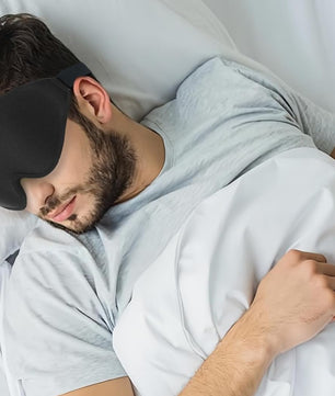 3D Slaapmasker met Oordoppen – Lichtdicht en Verstelbaar voor Diepe Slaap