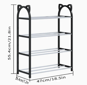 Sedia Schoenenrek 4 Lagen - Zwart / Wit