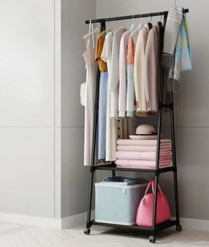 Sedia Kledingrek Home Comfort (2 Lagen) - Zwart