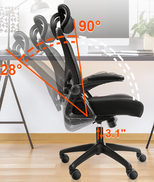 Sedia Home Comfort Black Ergonomische bureaustoel - Zwart