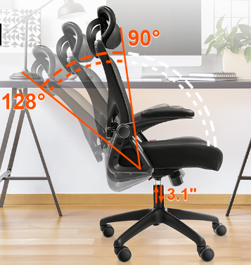 Sedia Home Comfort Black Ergonomische bureaustoel - Zwart