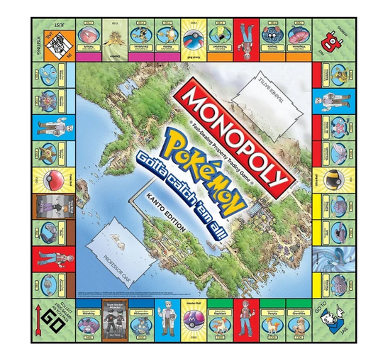 Monopoly Pokémon Kanto Edition - Bordspel