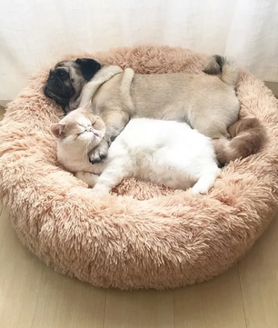 Fluffy Ondersteunend Hondenbed - Donut