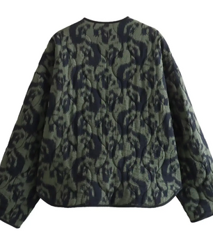 Gewatteerd Jack - Black&Green