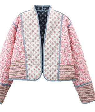 Gewatteerd Jack - Kimono (Omkeerbaar)