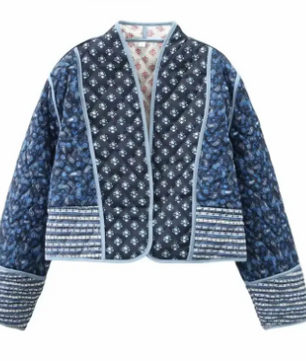 Gewatteerd Jack - Kimono (Omkeerbaar)