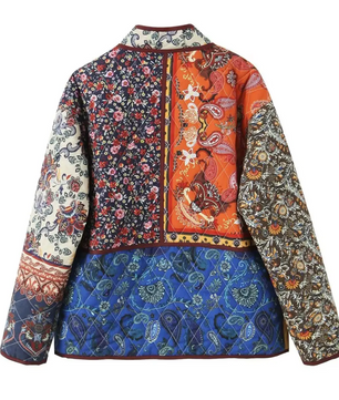 Gewatteerd Jack - Floral