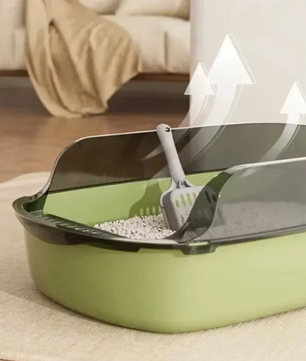 Halfopen Kattenbak - 40 x 28 x 16cm - Kattentoilet