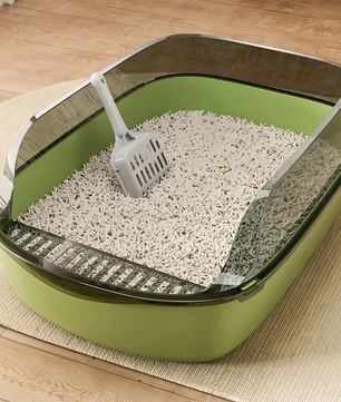 Halfopen Kattenbak - 40 x 28 x 16cm - Kattentoilet
