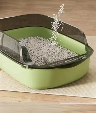 Halfopen Kattenbak - 40 x 28 x 16cm - Kattentoilet