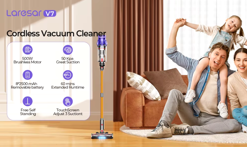 HEPA-vacuümfilterset voor SunSare X7A-US draadloos en HEPA-vacuümfilterset voor SunSare X7A-US draadloos en