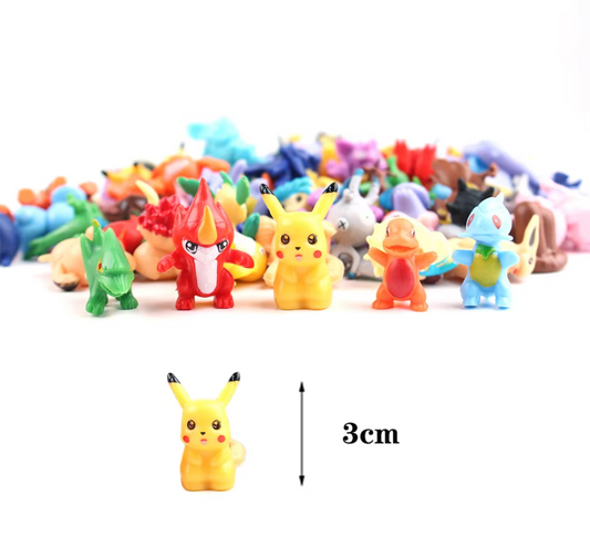 Pokemon Mini Figuren Set - 24-144 Stuks