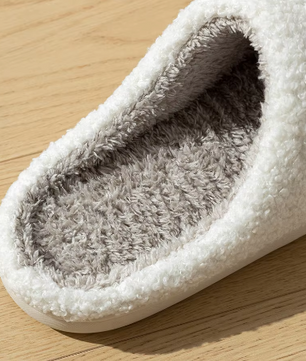 Groot Hart Pantoffels - Pluche Gevoerd met Antislip