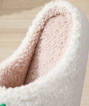 Aardbei Pantoffels - Pluche Gevoerd met Antislip