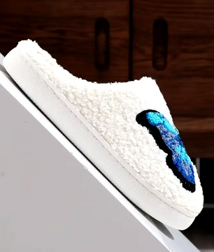 Vlinder Pantoffels - Pluche Gevoerd met Antislip