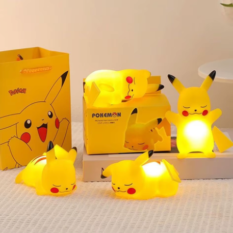 Pokémon Pikachu Nachtlampje – Zacht Bedlampje voor Kinderen