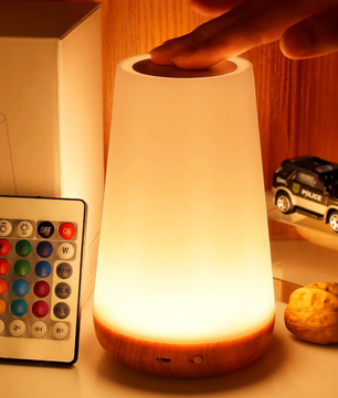 Dimbare LED Tafellamp met 13-Kleuren en Touch Sensor - Simon