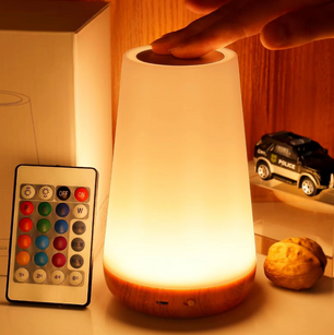 Dimbare LED Tafellamp met 13-Kleuren en Touch Sensor - Simon