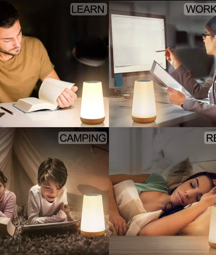 Dimbare LED Tafellamp met 13-Kleuren en Touch Sensor - Simon