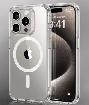 Transparant iPhone Hoesje - Magnetische Case