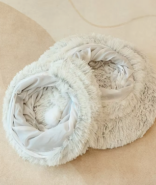 2-in-1 Rond Kattenbed en Kattentunnel – Comfort en Speelplezier in Één