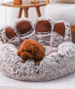 Beer Poot Huisdierbed - Comfortabele Slaapplek voor Honden en Katten
