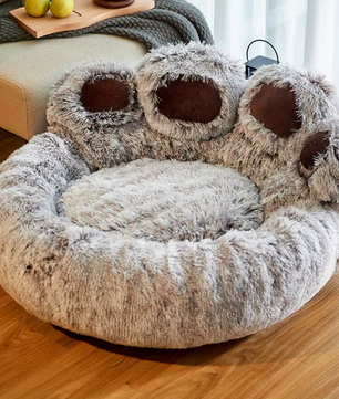 Beer Poot Huisdierbed - Comfortabele Slaapplek voor Honden en Katten