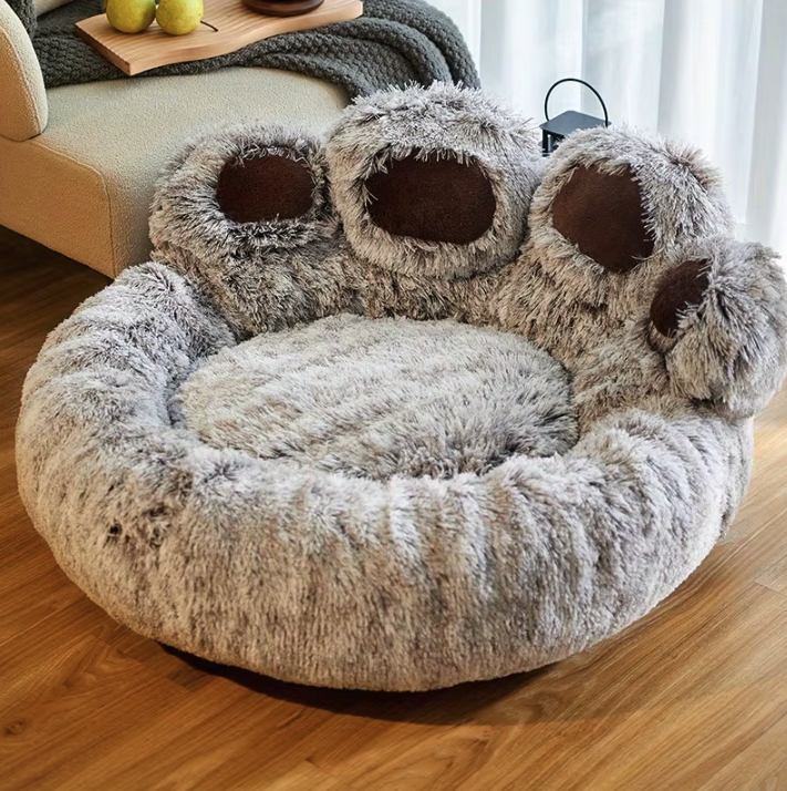 Beer Poot Huisdierbed - Comfortabele Slaapplek voor Honden en Katten