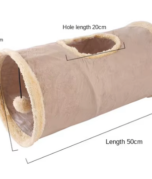 Kattentunnel - Natural - 50cm