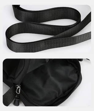 Brandless Casual Mini Crossbody Tas - Zwart