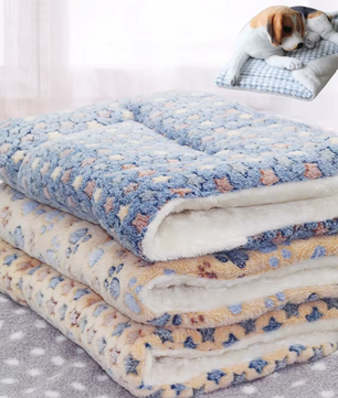 Zachte Flanellen Hondenmat | Warm, Comfortabel & Stevig Nest