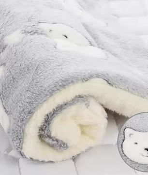 Zachte Flanellen Hondenmat | Warm, Comfortabel & Stevig Nest