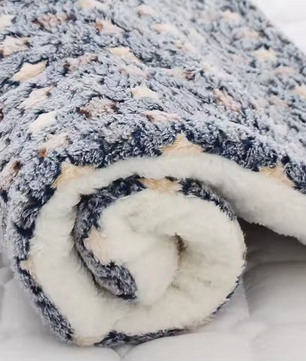 Zachte Flanellen Hondenmat | Warm, Comfortabel & Stevig Nest