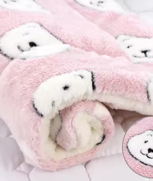 Zachte Flanellen Hondenmat | Warm, Comfortabel & Stevig Nest