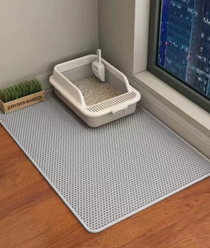 Kattenbakmat – Dubbellaags en Antislip – Voor een Schone en Hygiënische Omgeving
