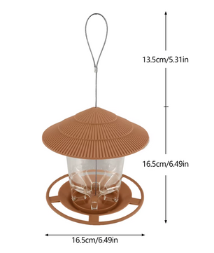 Hangende Vogelvoeder – Waterdicht Tuinhuisje met Hangtouw