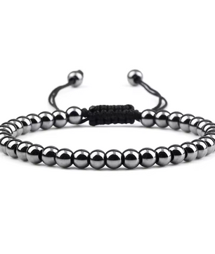 Verstelbare Koperen Kralen Armband – Handgemaakte Armband voor Mannen en Vrouwen