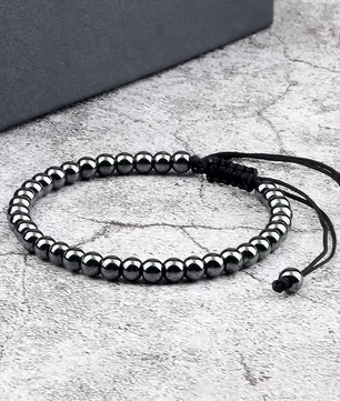 Verstelbare Koperen Kralen Armband – Handgemaakte Armband voor Mannen en Vrouwen