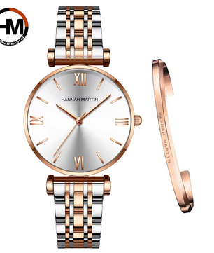 Hannah Martin - Louise - Luxe Dameshorloge met Gratis Armband Cadeau