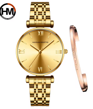 Hannah Martin - Louise - Luxe Dameshorloge met Gratis Armband Cadeau