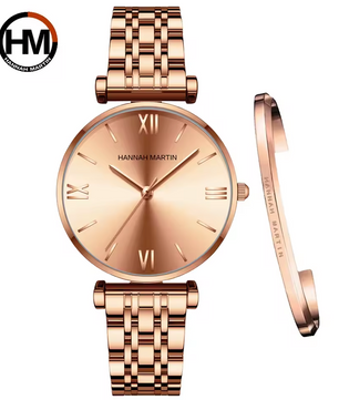 Hannah Martin - Louise - Luxe Dameshorloge met Gratis Armband Cadeau