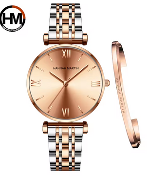 Hannah Martin - Louise - Luxe Dameshorloge met Gratis Armband Cadeau