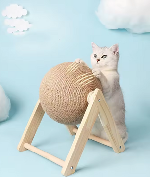Katten Krab Bal – Sisal Touw Bal Speelgoed voor Katten