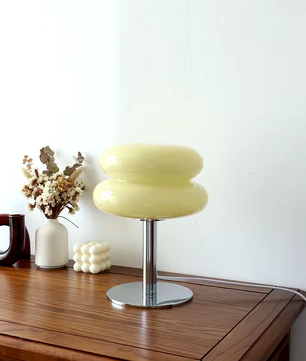 Umberto - Italiaanse Bauhaus Design Glazen Tafellamp