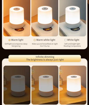 Touch Nachtlampje – USB Oplaadbare LED Nachtlamp met Afstandsbediening