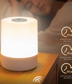 Touch Nachtlampje – USB Oplaadbare LED Nachtlamp met Afstandsbediening