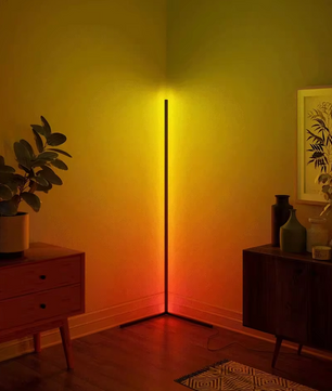 Noe Slimme RGB LED Vloerlamp – Dimbaar, timerfunctie, 16 miljoen kleuren, smille bediening via app