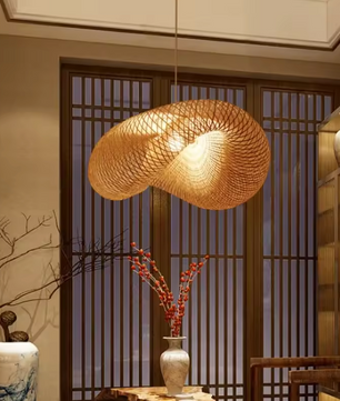 Tokyo Plafondlamp - Handgeweven Japanse Hanglamp van Bamboe