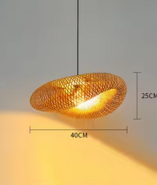 Tokyo Plafondlamp - Handgeweven Japanse Hanglamp van Bamboe