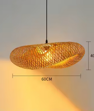 Tokyo Plafondlamp - Handgeweven Japanse Hanglamp van Bamboe